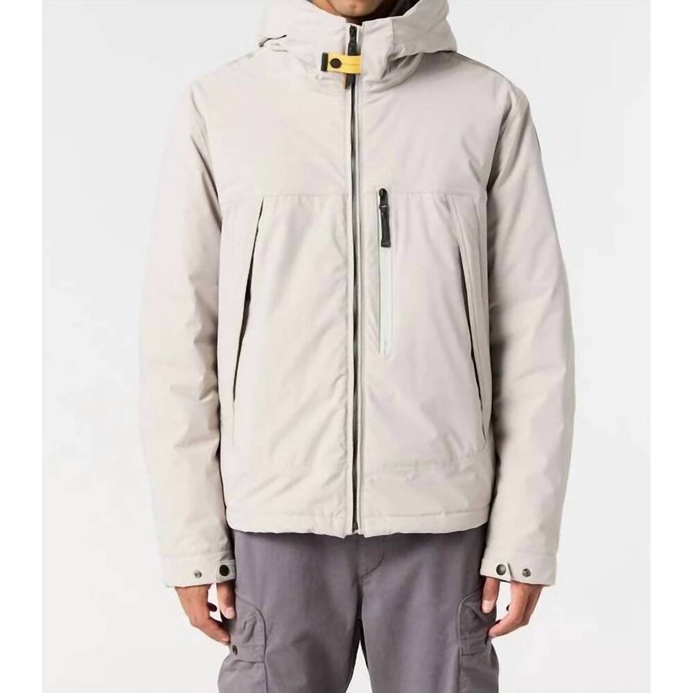 NEW PARAJUMPERS nivek padded jacket in chateau grey